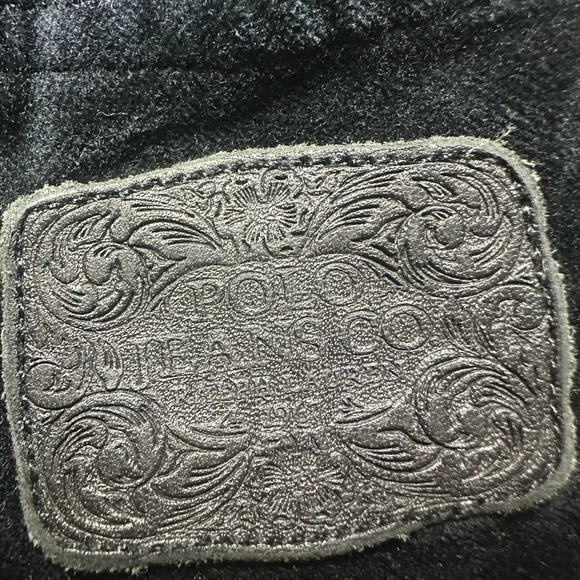 Toddler Girl Polo Jeans Co Ralph Lauren Black Velvet Button Flare Pants Size 4T - Picture 11 of 11